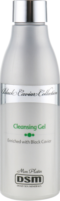 Гель для очищення шкіри обличчя - Mon Platin DSM Black Caviar Cleansing Gel — фото N1