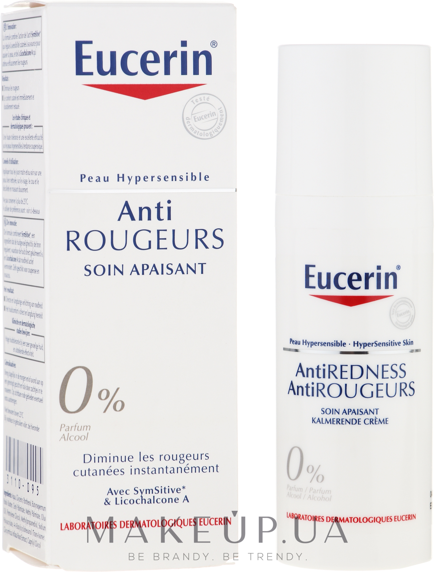 Заспокійливий крем для обличчя - Eucerin AntiRedness Soothing Care — фото 50ml