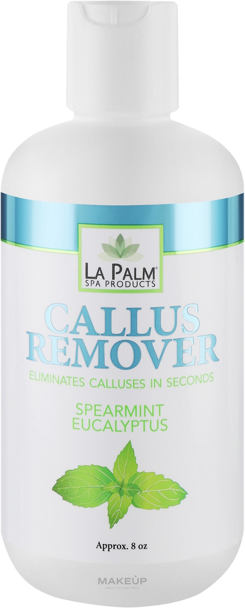 Засіб для видалення мозолів і натоптнів "М'ята та евкаліпт" - La Palm Callus Remover Mint & Eucalyptus — фото 236ml