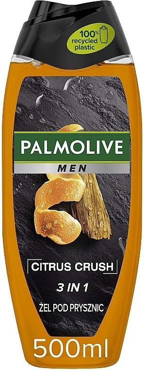 Гель для душа для мужчин "Цитрусовый Заряд". Эфирные масла Апельсина и Кедра - Palmolive Men — фото N1