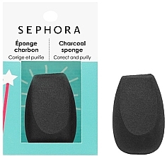 Духи, Парфюмерия, косметика Спонж для макияжа с углем - Sephora Charcoal Sponge