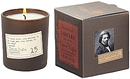 Парфумерія, косметика Ароматична свічка у склянці - Paddywax Library Frederick Douglass Candle