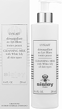 Молочко «Лісле» для зняття макіяжу з білою лілією - Sisley Lyslait Cleansing Milk with White Lily — фото N2