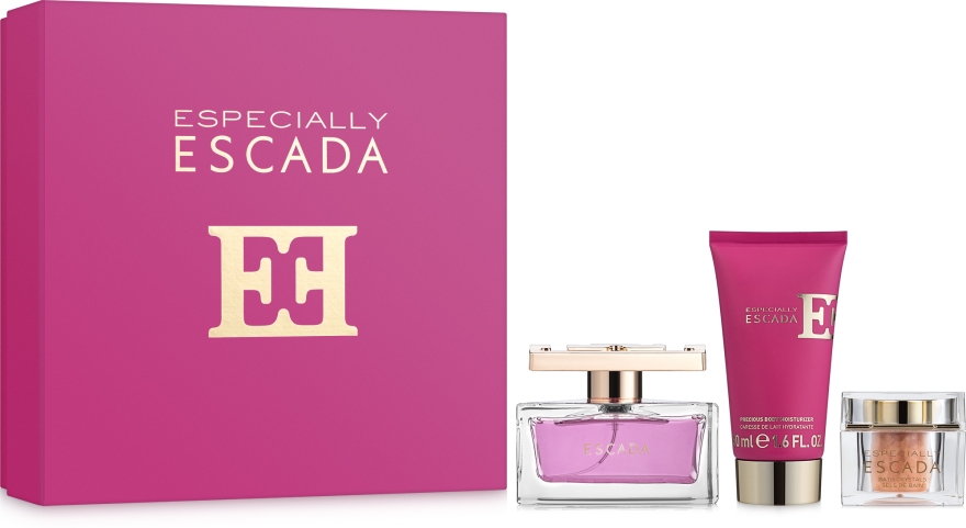 Especially Escada - Набор (edp/75ml + b/lot/50ml + кристаллы для ванны)