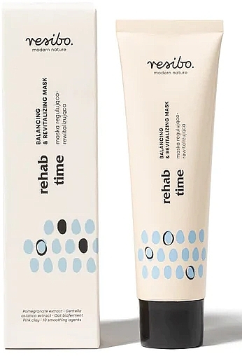 Балансирующая и восстанавливающая маска для лица - Resibo Rehab Time Balancing & Revitalizing Mask  — фото N1