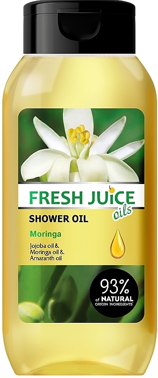 Гель-масло для душа "Моринга" - Fresh Juice Oils Moringa