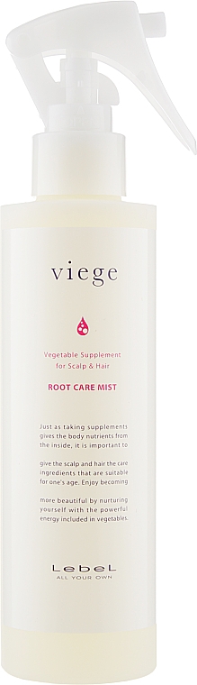 Спрей для укрепления корней волос - Lebel Viege Root Care Mist