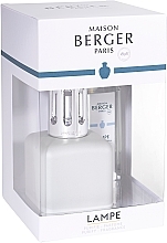 Парфумерія, косметика Набір - Maison Berger White Lamp Delicate White Musk  (aromalamp + refill/250ml)