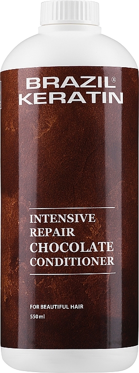 Кондиціонер для пошкодженого волосся - Brazil Keratin Intensive Repair Chocolate Conditioner — фото N3