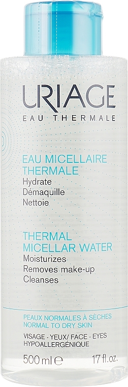 Міцелярна вода для нормальної шкіри  - Uriage Thermal Micellar Water Normal To Dry Skin — фото N4
