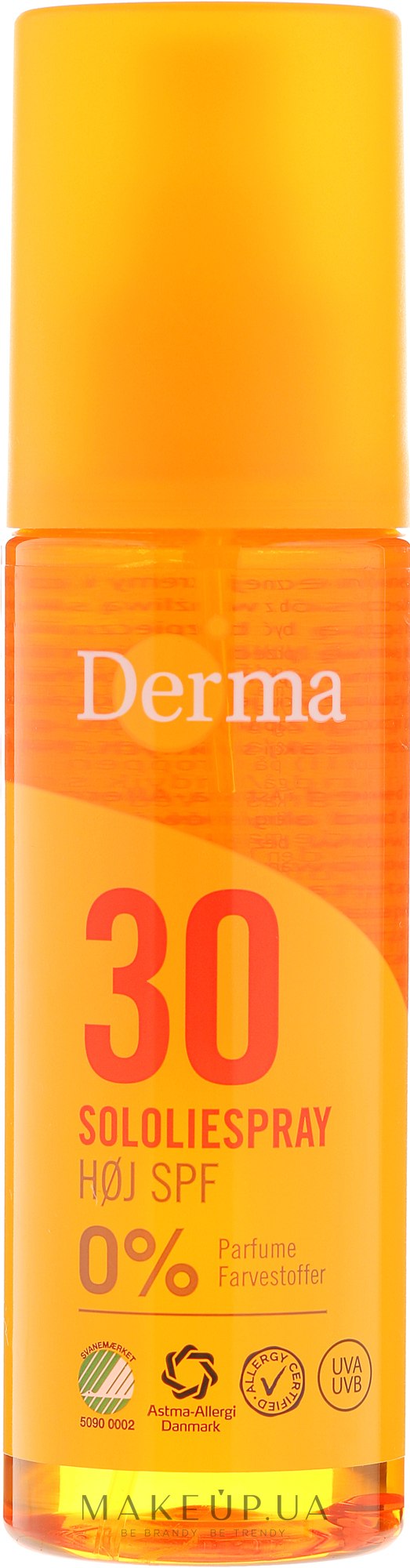 Сонцезахисна олія для тіла - Derma Sun Sun Oil SPF30 High — фото 150ml