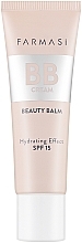 Парфумерія, косметика ВВ-крем для обличчя - Farmasi BB Cream Beauty Balm Hydrating Effect SPF15