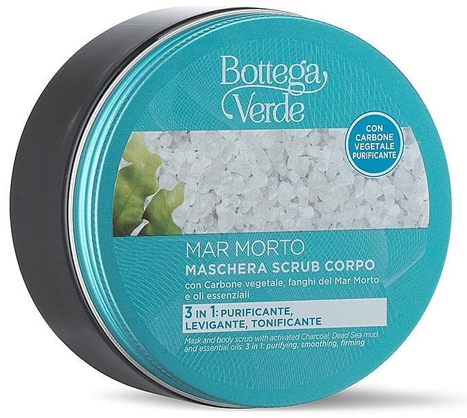 Маска-скраб для тіла 3 в 1 - Bottega Verde Dead Sea 3In1 Body Scrub Mask — фото N1