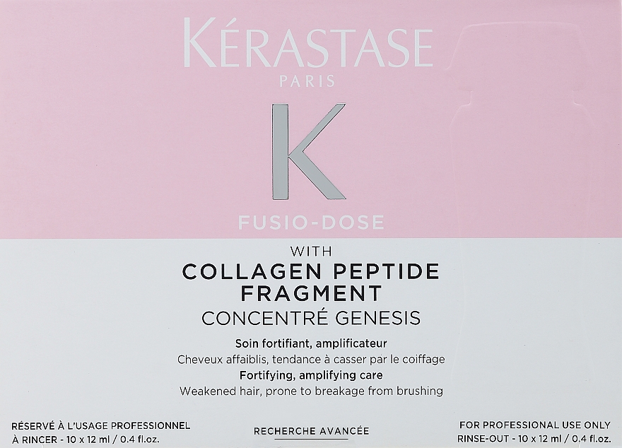 Концентрат для ослабленого та схильного до ламкості волосся - Kerastase Fusio-Dose Collagen Peptide Fragment — фото N3