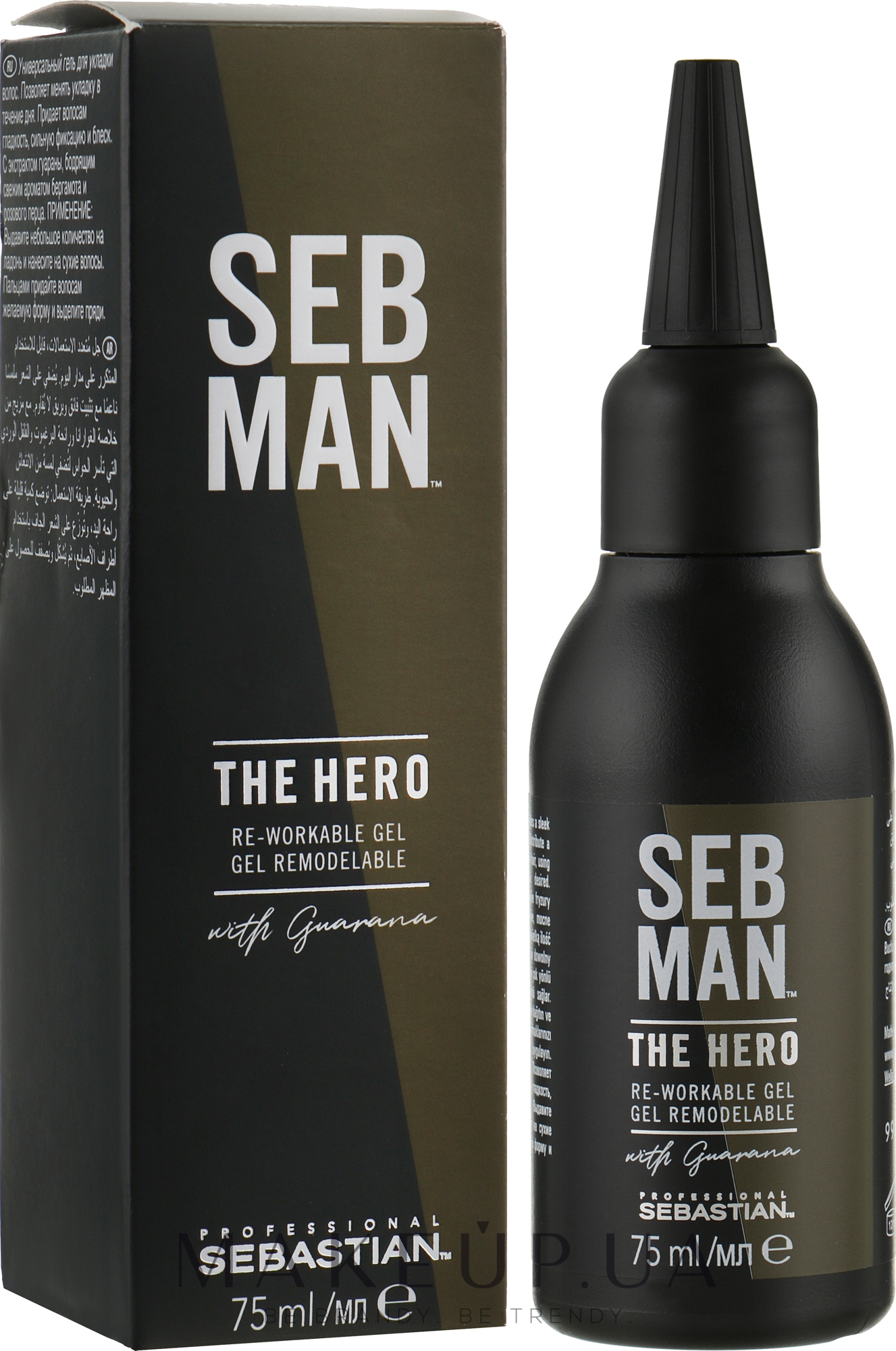 Универсальный гель для укладки волос - Sebastian Professional Seb Man The Hero — фото 75ml