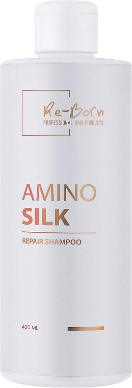 Восстанавливающий шампунь для волос "Аминокислоты шелка" - Re-Born Amino Silk Shampoo — фото N1
