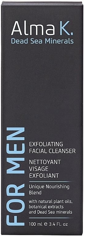 Гель ексфоліант для очищення шкіри - Alma K For Men Exfoliating Facial Cleanser — фото N2