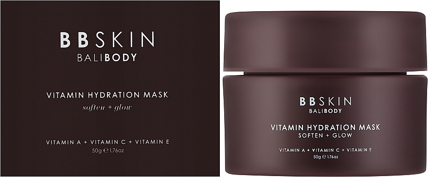 Вітамінна зволожувальна маска для обличчя - Bali Body BB Skin Vitamin Hydration Mask — фото N2