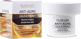 Нічний зміцнювальний крем - Floslek Anti-Aging Gold & Energy Strengthening Night Cream — фото N3