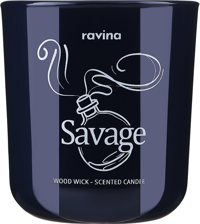 Ароматична свічка "Savage" - Ravina Aroma Candle — фото N1