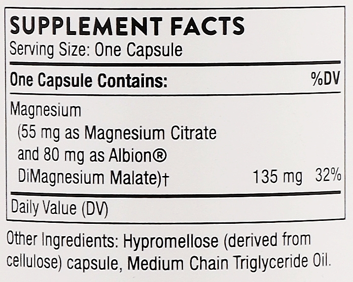 Диетическая добавка "Цитрамат магния", капсулы - Thorne Research Magnesium Citramate — фото N3