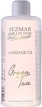 Духи, Парфюмерия, косметика Масло для массажа "Зеленый чай" - Sezmar Collection Professional Massage Oil Green Tea