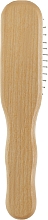 Щетка для волос CS300 массажная, деревянная ручка - Cosmo Shop — фото N2