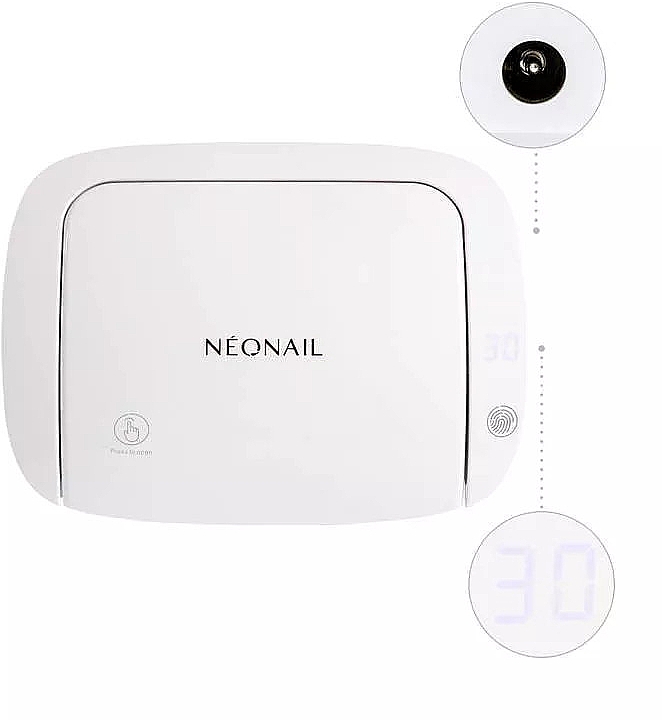 LED-лампа, белая - NeoNail Professional Future Touch Lamp 22W/48 — фото N3