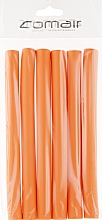 Духи, Парфюмерия, косметика Бигуди "Flex" оранжевые 170mm, d17 - Comair