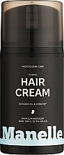 Тонирующий крем для нейтрализации желтизны светлых волос - Manelle Professional Care Avocado Oil & Keracyn Hair Cream — фото N1