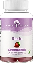 Пищевая добавка "Биотин", 30 жевательных пастилок - Apnas Natural — фото N1