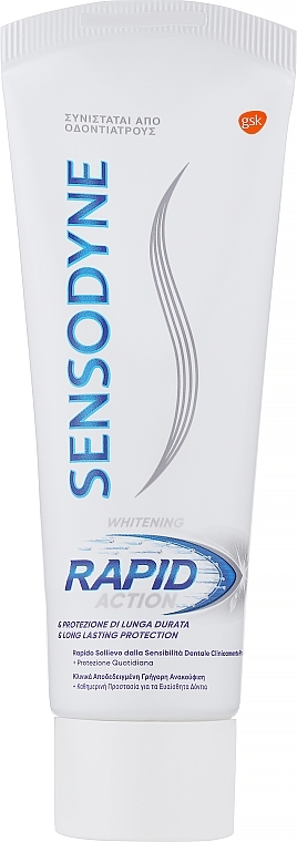 Зубная паста "Быстрое действие" - Sensodyne Rapid Action Toothpaste — фото N1