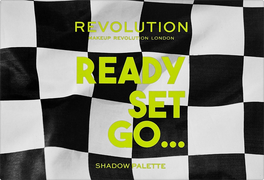 Палетка теней - Makeup Revolution Power Shadow Palette Ready Set Go — фото N2