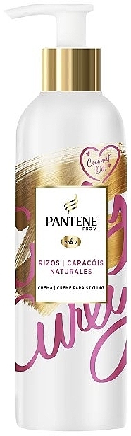 Живильний крем для укладання виткого волосся - Pantene Pro-V Natural Curls Nourishing Hair Cream — фото N1