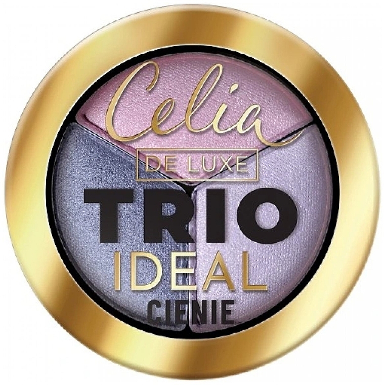 Тени для век - Celia De Luxe Trio Ideal — фото N1