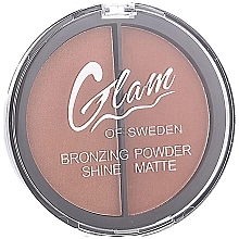 Духи, Парфюмерия, косметика Пудра для лица бронзирующая - Glam Of Sweden Bronzing Powder Shine And Matte