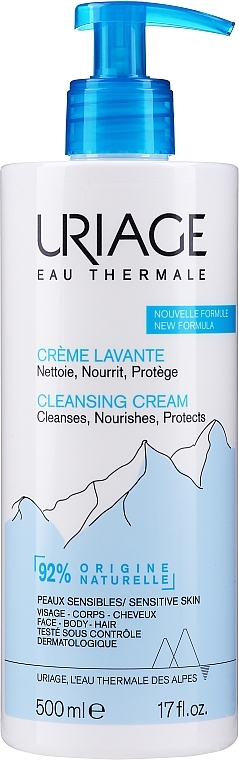 Очищающий крем - Uriage Lavante Nourishing and Cleansing Cream New Texture — фото N5