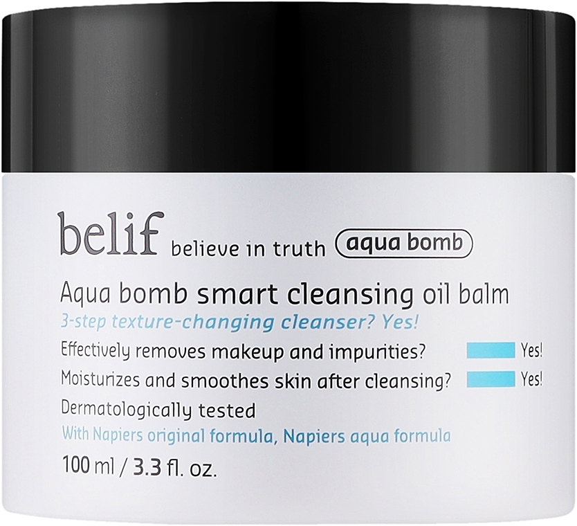 Зволожувальний бальзам для вмивання - Belif Aqua Bomb Smart Cleansing Oil Balm — фото N1