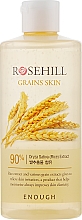 Омолоджувальний тонер для обличчя з рисом і центелою азіатською - Enough Rosehill Grains Skin 90% — фото N1
