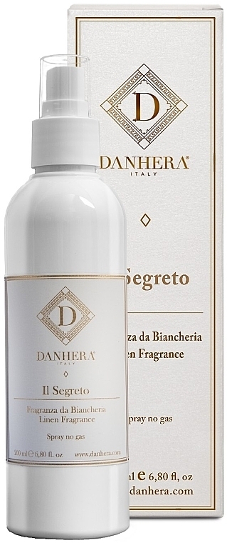 Ароматичний спрей для текстилю та меблів - Danhera Il Segreto Linen Fragrance — фото N1