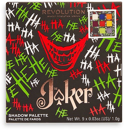 Палетка тіней для повік - Makeup Revolution X Dc Joker Shadow Palette Why So Serious — фото N5