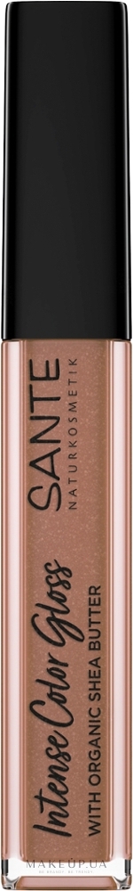 Биоблеск для губ - Sante Intense Color Gloss Glossy Finish — фото 01 - Glistening Nude