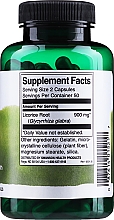 Пищевая добавка "Корень лакрицы", 450 мг - Swanson Licorice Root 450 mg — фото N3