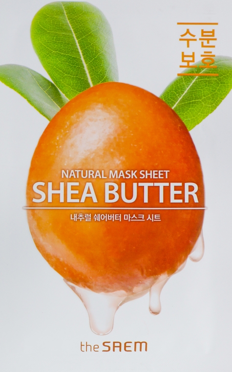 Тканевая маска с экстрактом масла Ши - The Saem Natural Shea Butter Mask Sheet