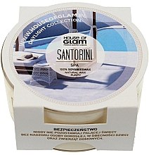 Парфумерія, косметика Ароматична свічка - House of Glam Santorini SPA Candle (міні)