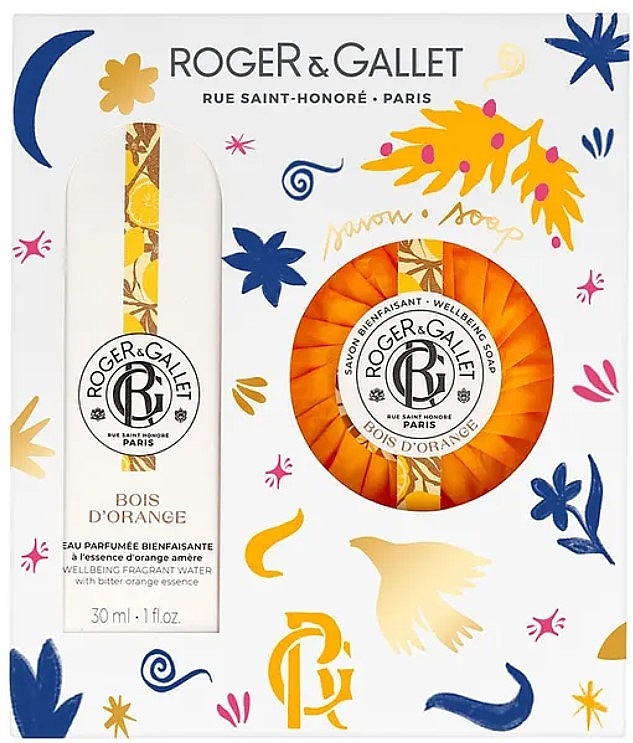 Roger&Gallet Bois D'Orange - Набор (fr/water/30ml + soap/100g) — фото N1