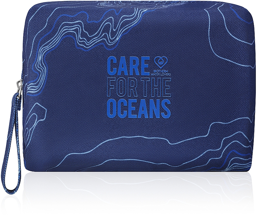 ПОДАРУНОК! Косметичка, синя - Biotherm Bio Seabed Coll Pouch 22 — фото N1