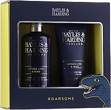 Духи, Парфюмерия, косметика Набор - Baylis & Harding Men's Citrus Lime & Mint 2 Piece Set(hair/body/wash/300ml + sh/gel/200ml)