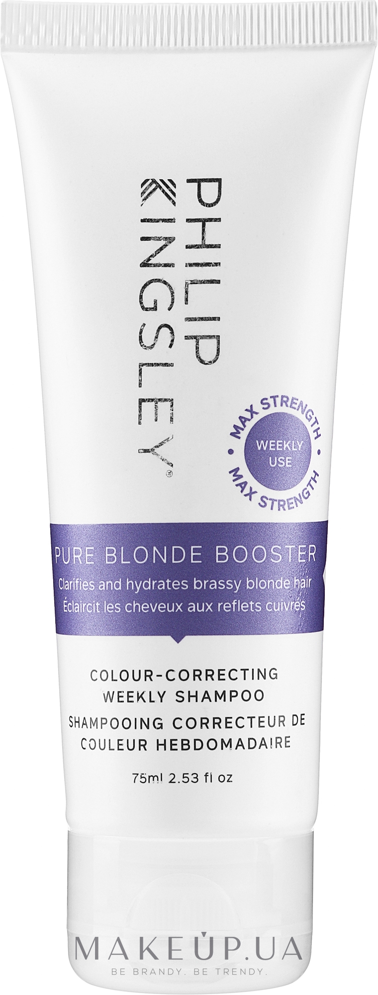 Шампунь-бустер для світлого волосся - Philip Kingsley Pure Blonde Booster Shampoo — фото 75ml