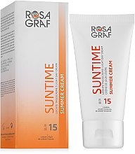 Духи, Парфюмерия, косметика Летний крем - Rosa Graf Suntime Summer Cream SPF15 Middle